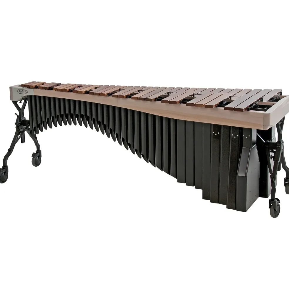 Adams Alpha Series 5.0 Octave Rosewood Marimba with White Wash Rails Black Resonators