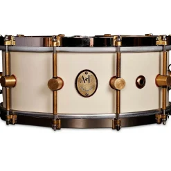 A&F Drum Co 1901 Limited Edition 14 x 5 in. Antique White Maple Club Snare
