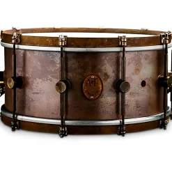 A&F Drum Co Raw Brass Snare 14 x 6.5 in.