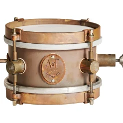 A&F Drum Co Raw Brass Snare 6 x 4 in.