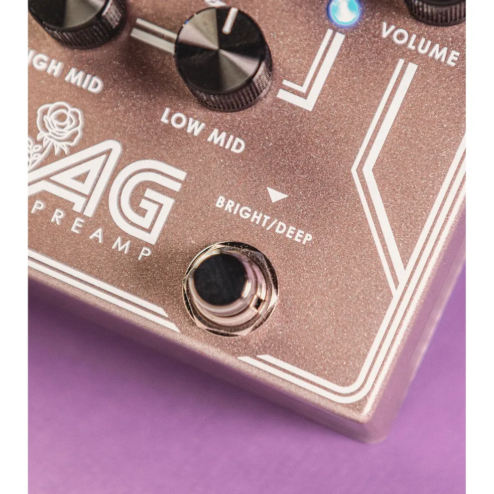 Aguilar AG Preamp for BCAM Bass Effects Pedal Rose Gold
