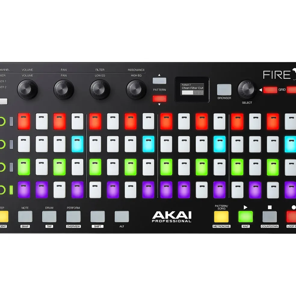 Akai Professional Fire FL Studio Controller With FL Studio Fruity Fire Edition