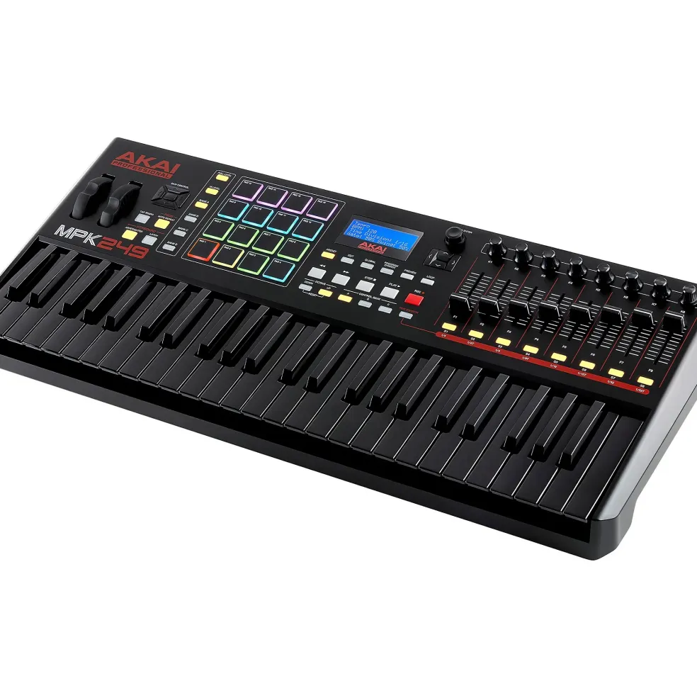 Akai Professional MPK249 49-Key Controller, Black-on-Black