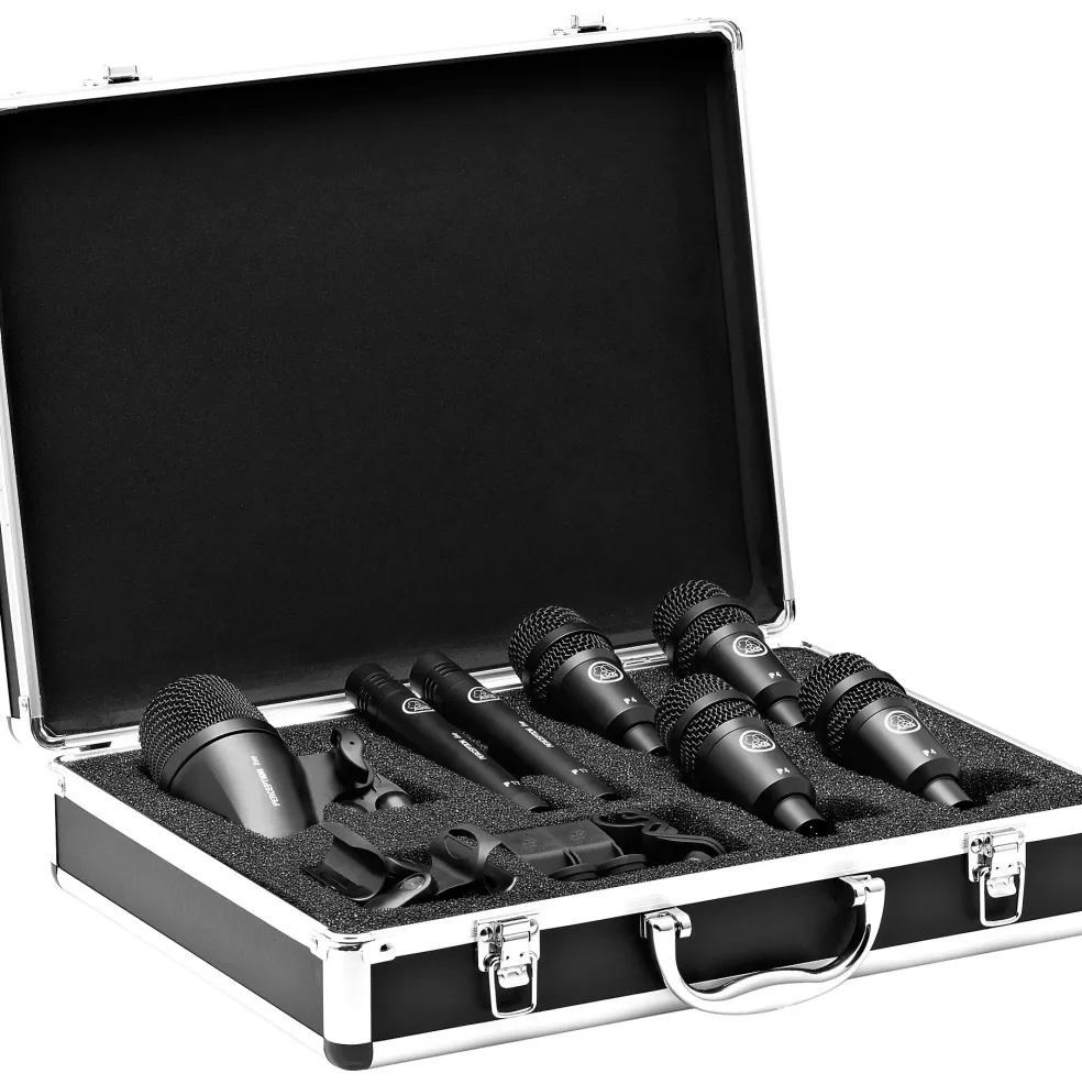 AKG Drumset Session 1 7-Piece Microphone Set Black