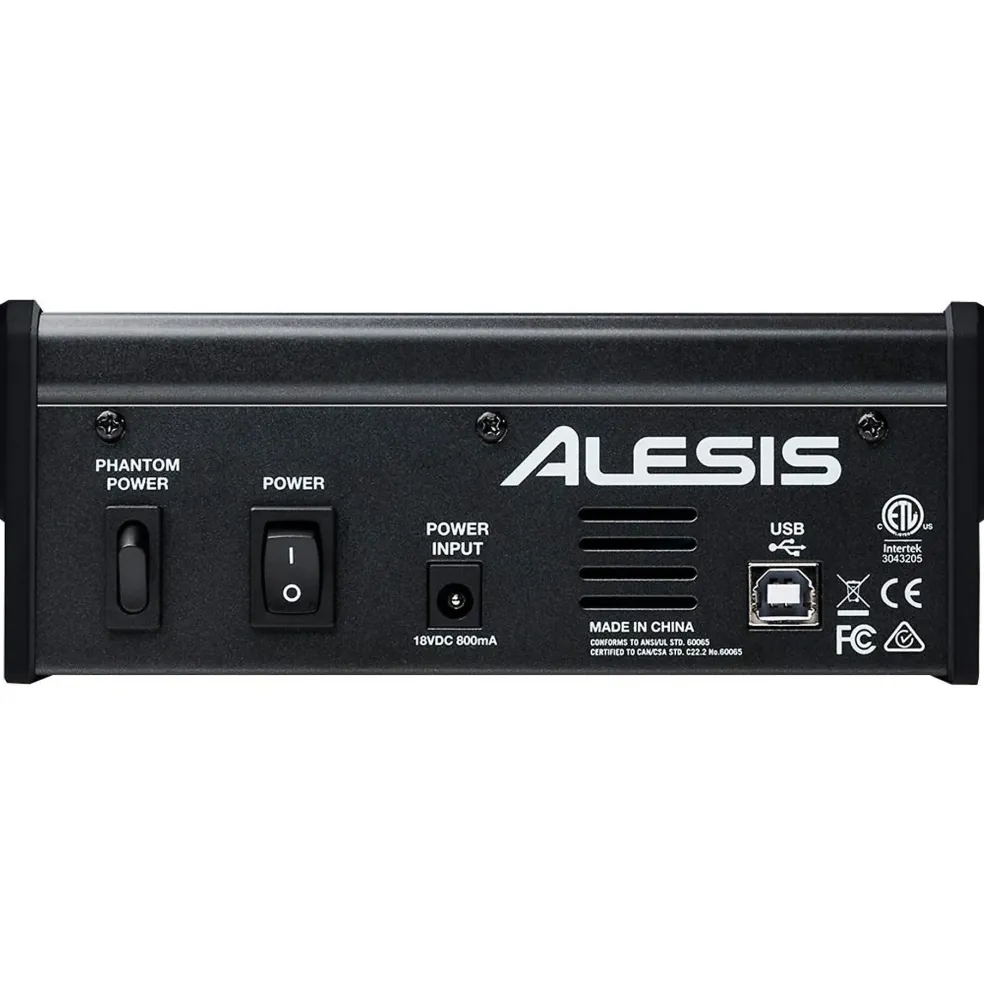 Alesis MultiMix 4 USB FX 4-Channel Mixer with Effects & USB Audio Interface