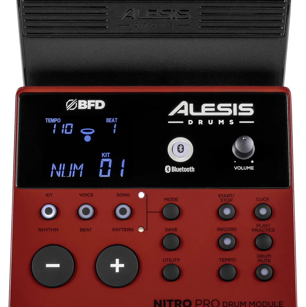 Alesis Nitro Pro XL 10-Piece Electronic Drum Kit With Mesh Heads & Bluetooth