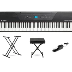 Alesis Recital Pro 88-Key Digital Piano Essentials Bundle