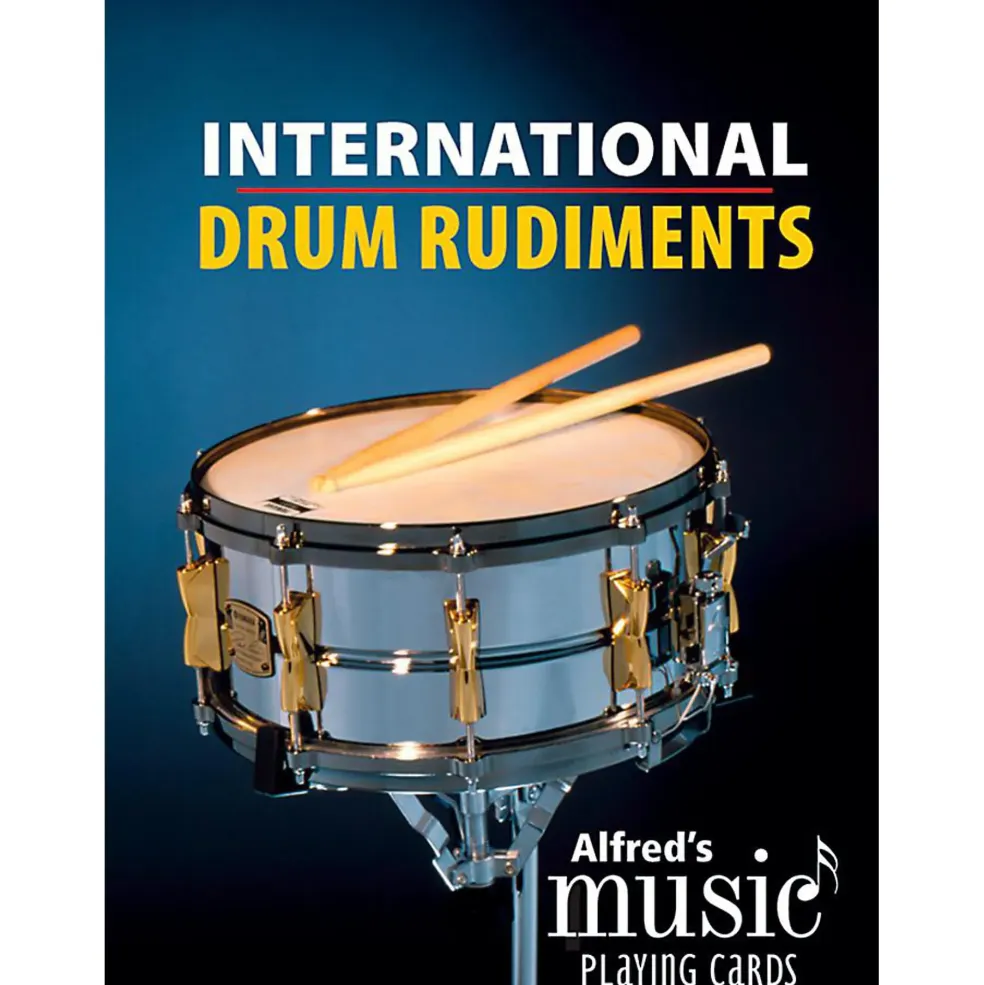 Alfred Alfred's Music Playing Cards: International Drum Rudiments - Card Deck (1 Pack)