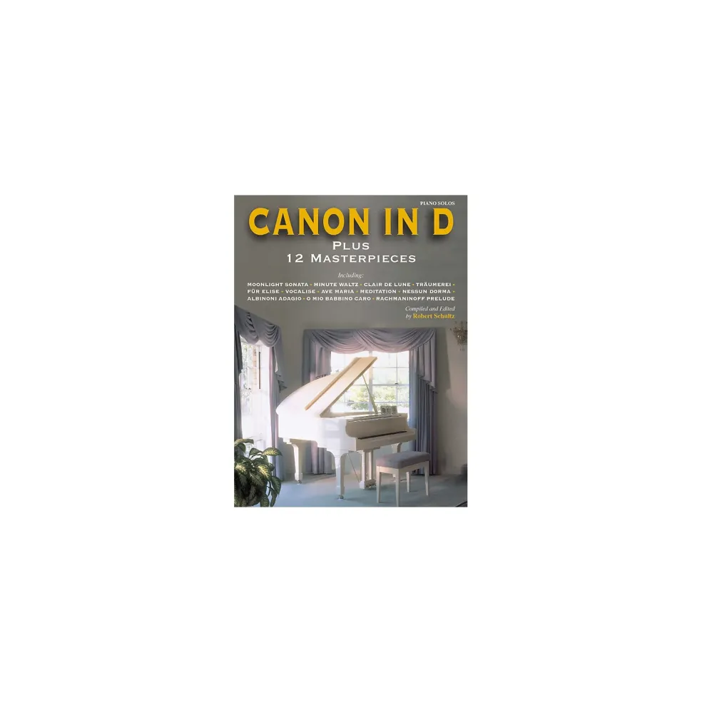 Alfred Canon in D Plus 12 Masterpieces for Piano (Book)