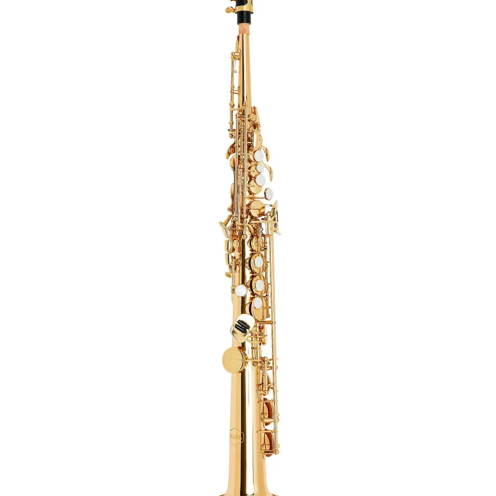 Allora ASPS-250 Student Series Soprano Sax Lacquer Lacquer Keys