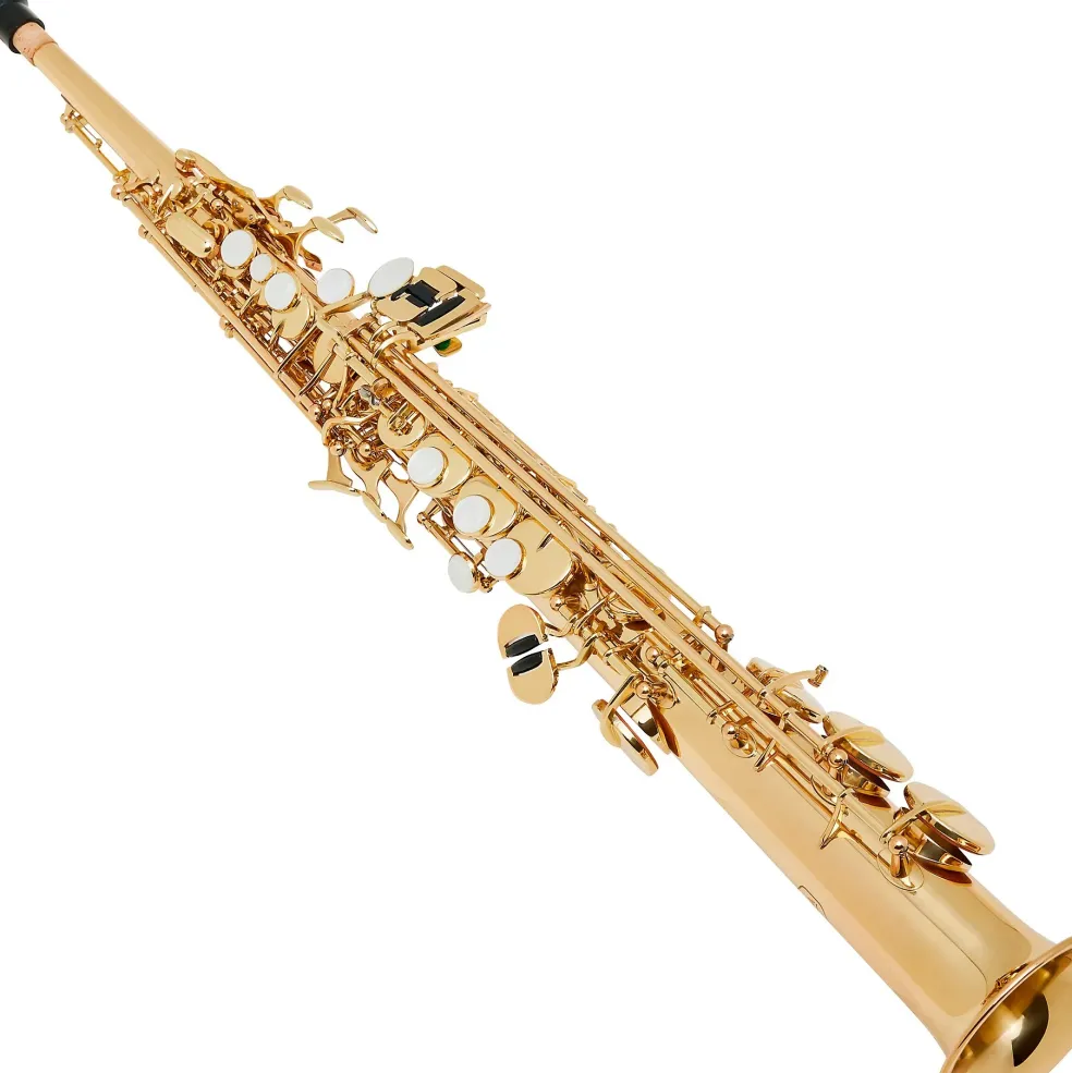 Allora ASPS-250 Student Series Soprano Sax Lacquer Lacquer Keys