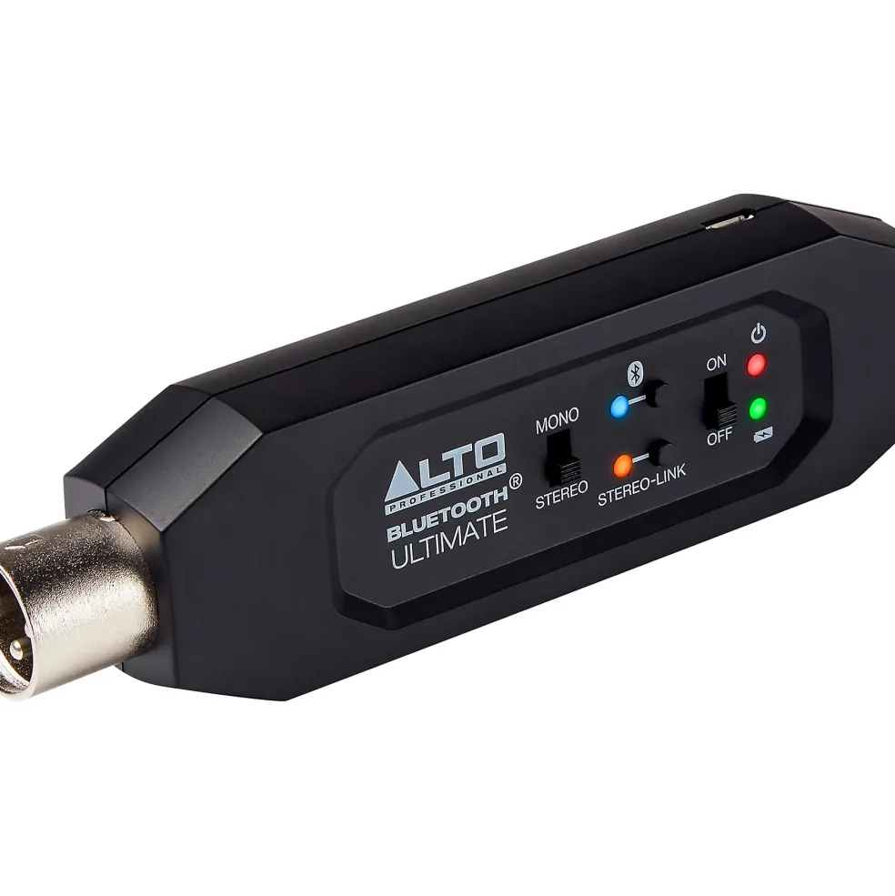 Alto Bluetooth Ultimate Dual-Channel/Stereo Bluetooth Receiver with XLR outputs