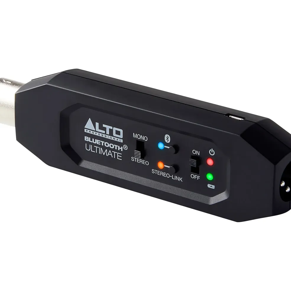Alto Bluetooth Ultimate Dual-Channel/Stereo Bluetooth Receiver with XLR outputs