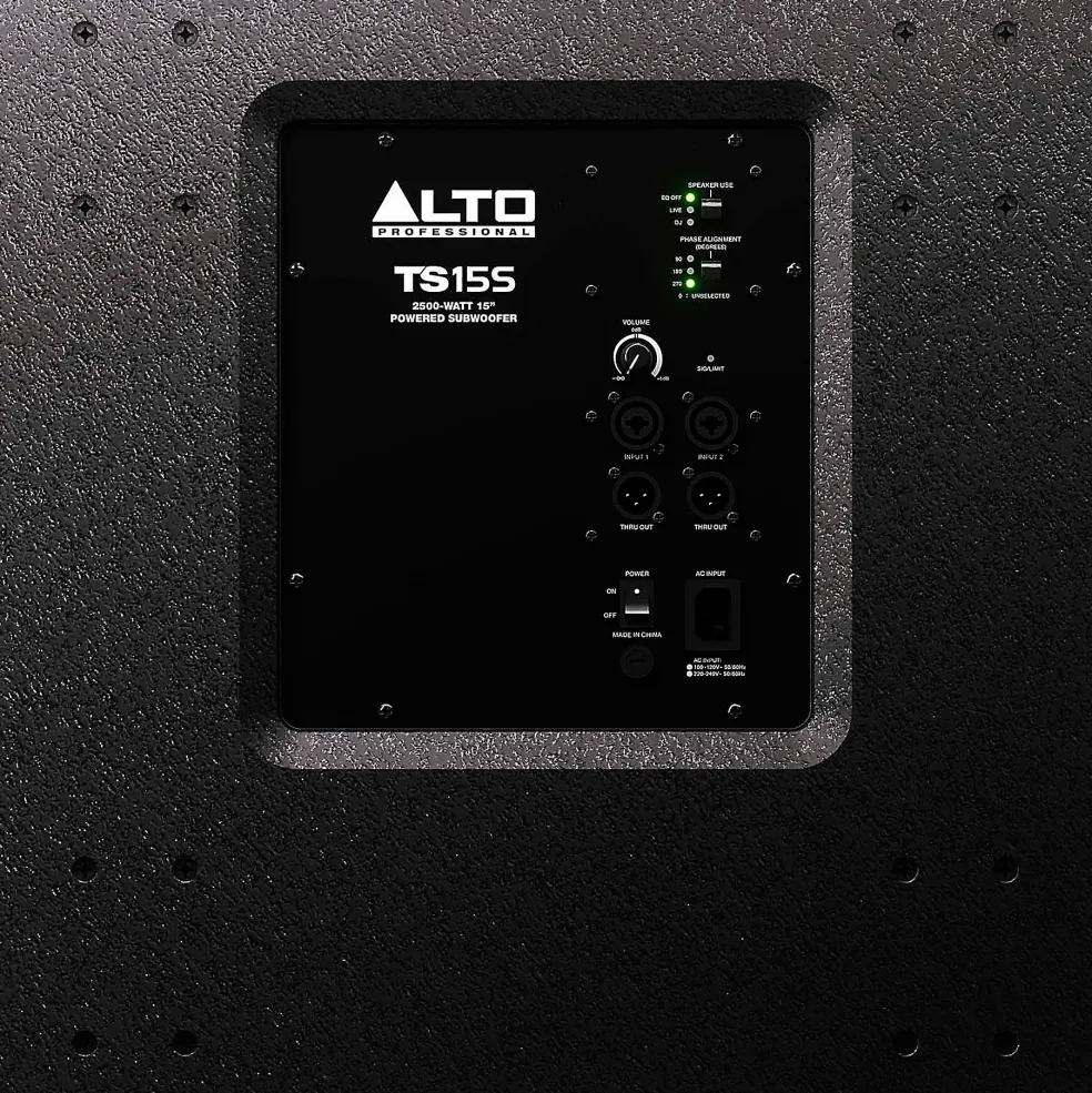Alto TS15S 2,500W 15" Powered Subwoofer