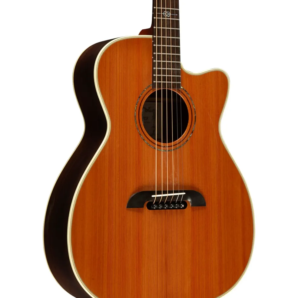Alvarez Yairi FYM74ce Cutaway Folk-OM Acoustic-Electric Guitar Natural