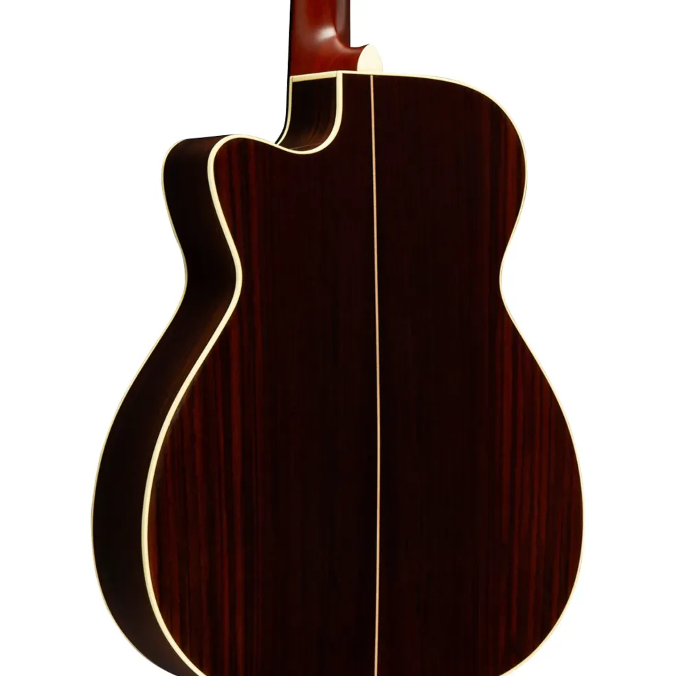 Alvarez Yairi FYM74ce Cutaway Folk-OM Acoustic-Electric Guitar Natural