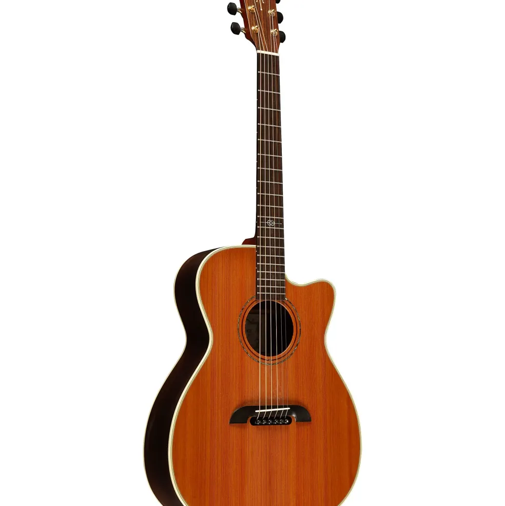 Alvarez Yairi FYM74ce Cutaway Folk-OM Acoustic-Electric Guitar Natural