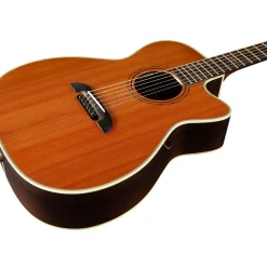 Alvarez Yairi FYM74ce Cutaway Folk-OM Acoustic-Electric Guitar Natural