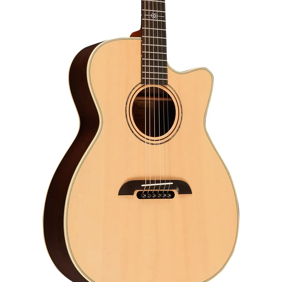 Alvarez Yairi FYM70ce Cutaway Folk-OM Acoustic-Electric Guitar Natural