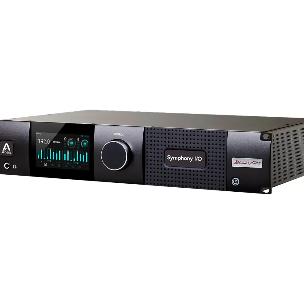 Apogee Symphony I/O MK II Audio Interface With Pro Tools HDX (Dante Upgradable) - 16 Analog I/O (4-DB25 Connectors, SPDIF)