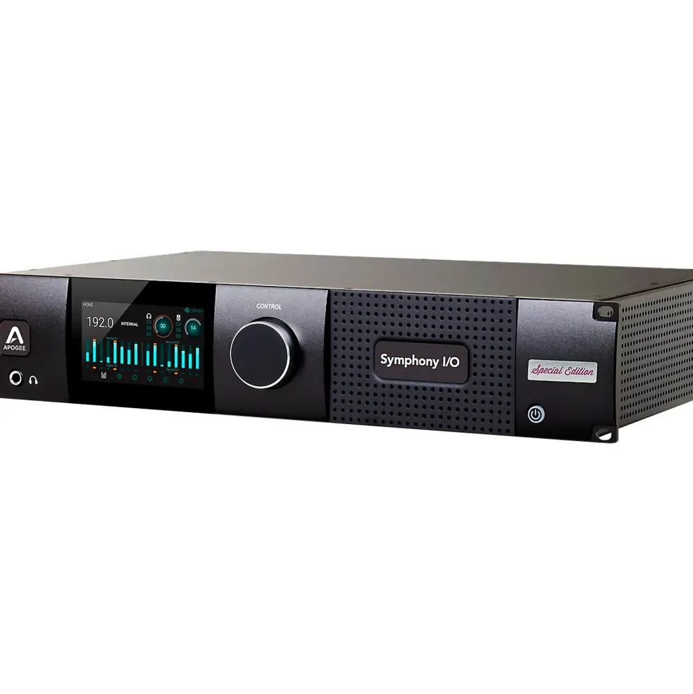 Apogee Symphony I/O MK II Audio Interface With Thunderbolt - 16 Analog I/O (4-DB25 Connectors, SPDIF) Atmos Monitoring Capable