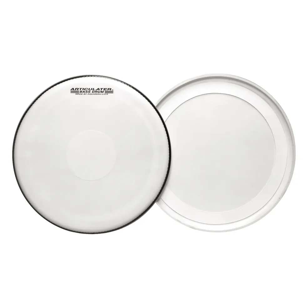 Aquarian Articulator Bass Drum Head White 28 in.