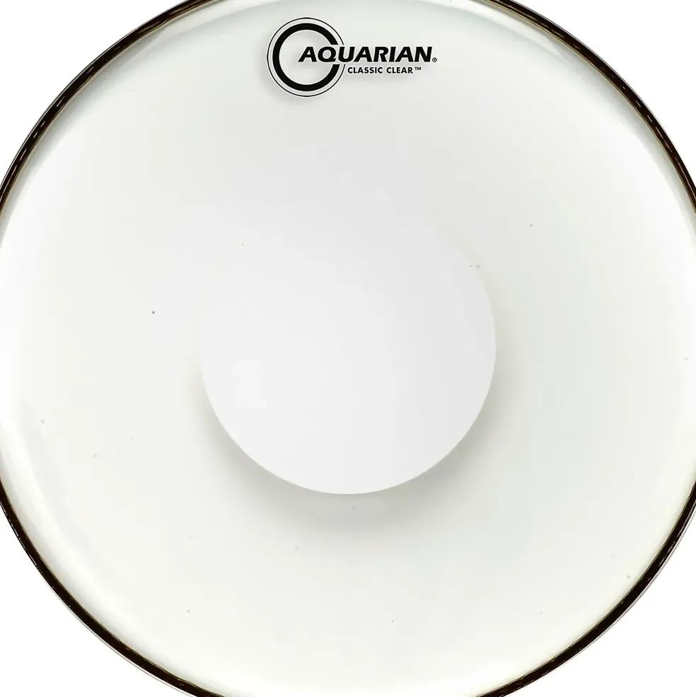 Aquarian Classic Clear With Power Dot Tom Head 6 in.