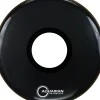 Aquarian Regulator Large Black Hole Drum Head Black 22 in.