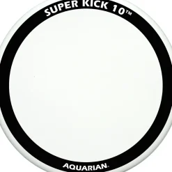 Aquarian Super-Kick 10 Bass Drum Head White Coated 18 in.
