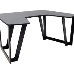 Argosy AIRE Artist Curved Workstation (no racks), Hautelink Desktop, Black Legs