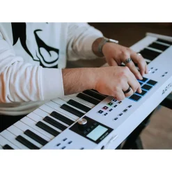 Arturia KeyLab Essential 49 mk3 Keyboard Controller With Sustain Block White