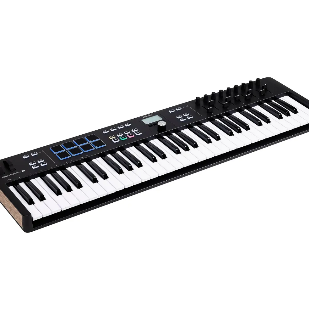 Arturia KeyLab Essential 61 mk3 MIDI Keyboard Controller Black