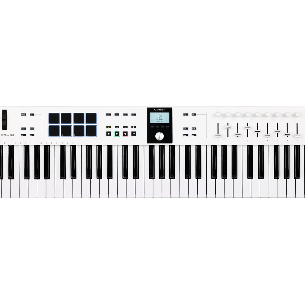 Arturia KeyLab Essential 61 mk3 Keyboard Controller With Sustain Block Black