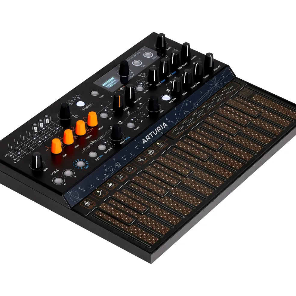Arturia MicroFreak Stellar Hybrid Synthesizer With Matching Gooseneck Mic
