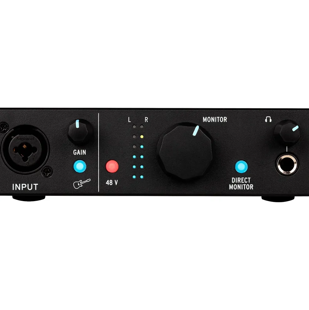 Arturia MiniFuse 1 USB Audio Interface, Black
