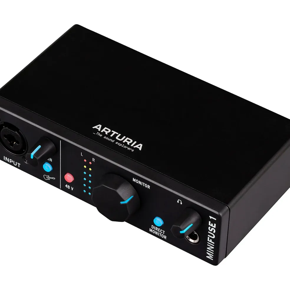 Arturia MiniFuse 1 USB Audio Interface, Black