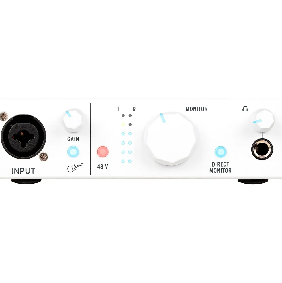 Arturia MiniFuse 1 USB Audio Interface, White