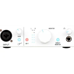 Arturia MiniFuse 1 USB Audio Interface, White