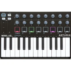 Arturia MiniLab MkII Mini Hybrid Keyboard Controller Black Edition