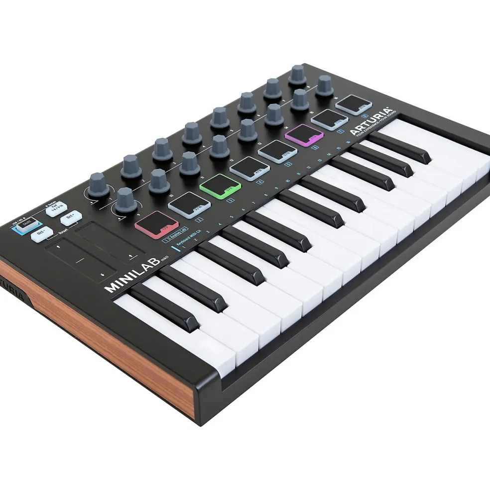 Arturia MiniLab MkII Mini Hybrid Keyboard Controller Black Edition