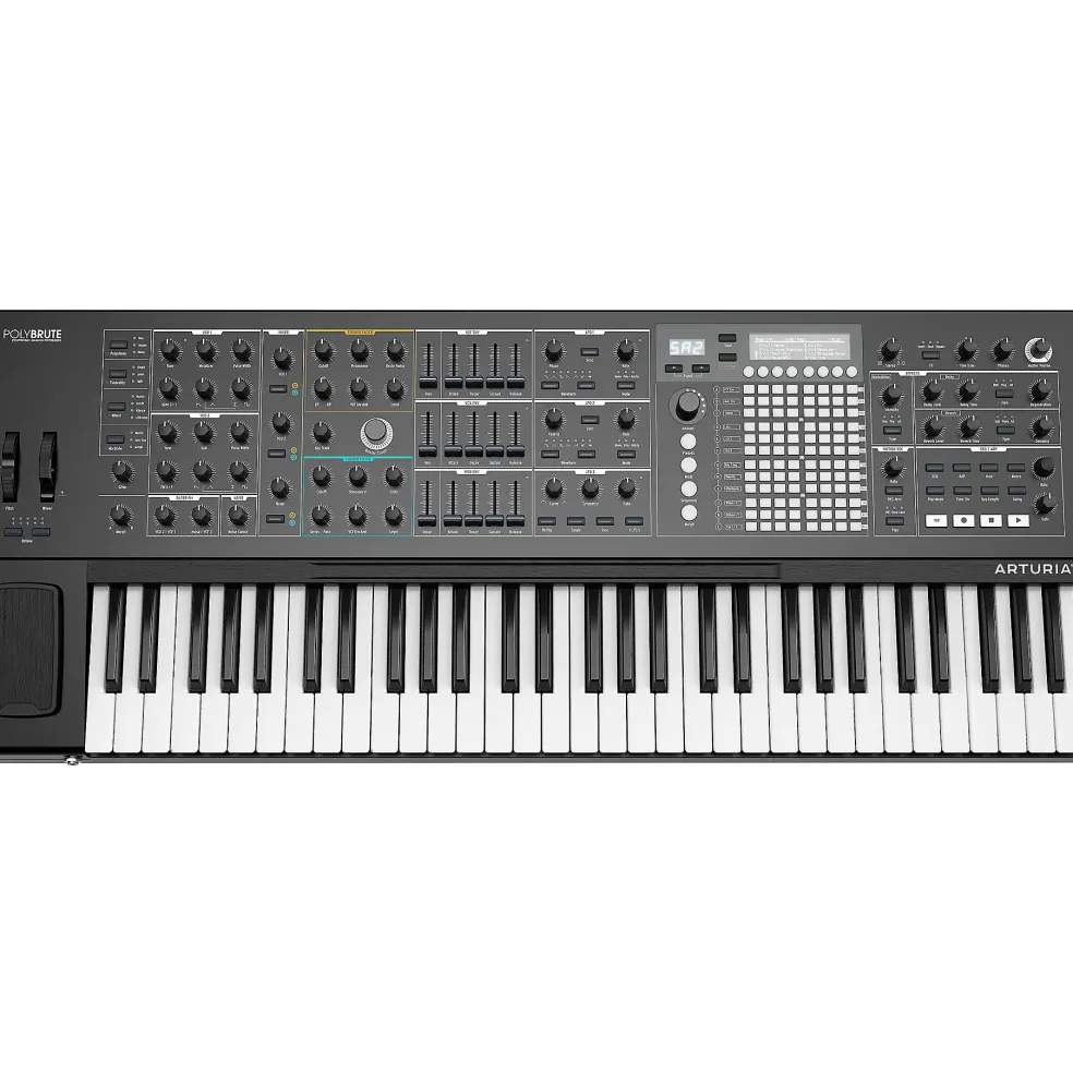 Arturia PolyBrute Noir 6-Voice Polyphonic Analog Synthesizer