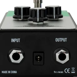 Ashdown Compact Pro Drive Bass Distortion Effects Pedal Silver and Green