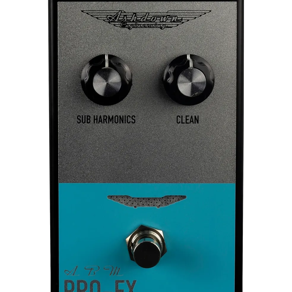 Ashdown Compact Sub Harmonic Generator Effects Pedal Silver and Baby Blue
