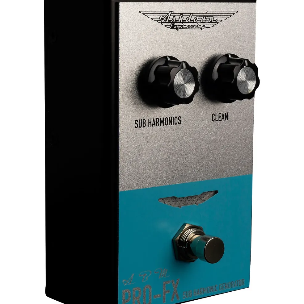 Ashdown Compact Sub Harmonic Generator Effects Pedal Silver and Baby Blue
