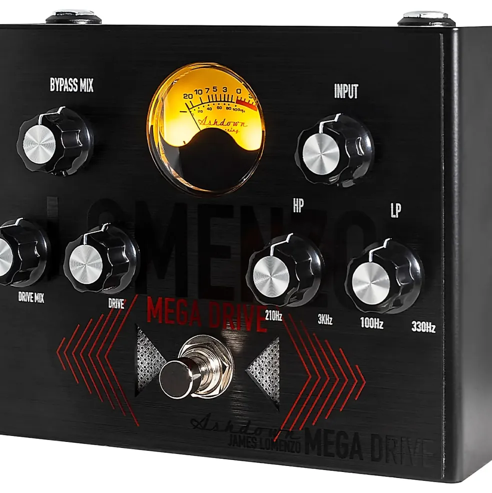 Ashdown James LoMenzo Signature Mega Drive Bass Effects Pedal Black