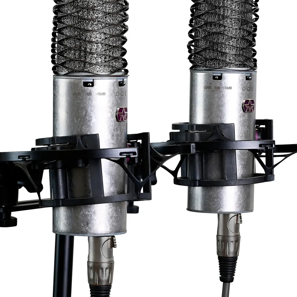 Aston Microphones SPIRIT STEREO PAIR - 2 High-performance, switchable pattern, large diaphragm condenser microphone