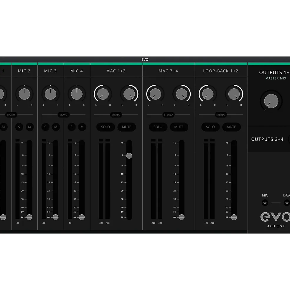 Audient EVO 8 Desktop 4x4 USB Type-C Audio Interface
