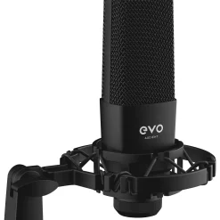 Audient EVO Start Recording Bundle With USB Audio Interface, Headphones, Mic, Shockmount and Mic Cable