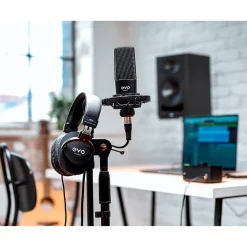 Audient EVO Start Recording Bundle With USB Audio Interface, Headphones, Mic, Shockmount and Mic Cable