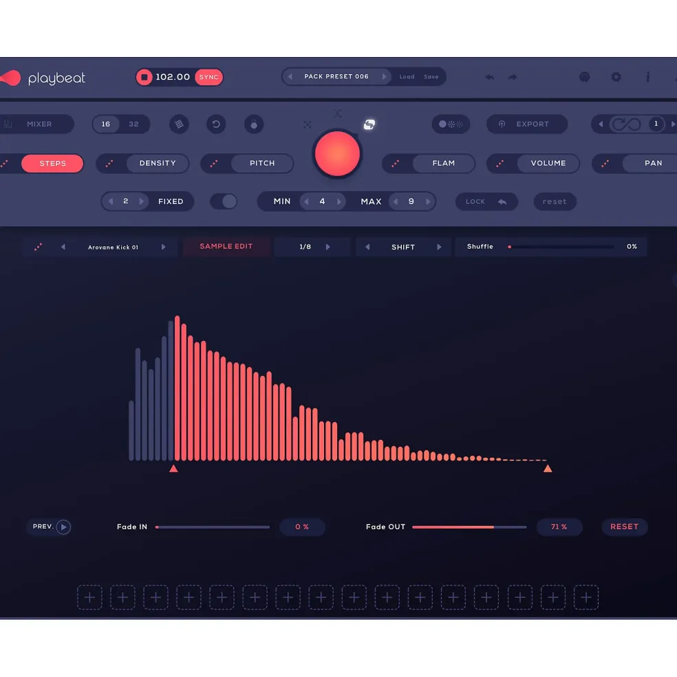 Audiomodern Playbeat 3 Virtual Drums and Percussion Software Download